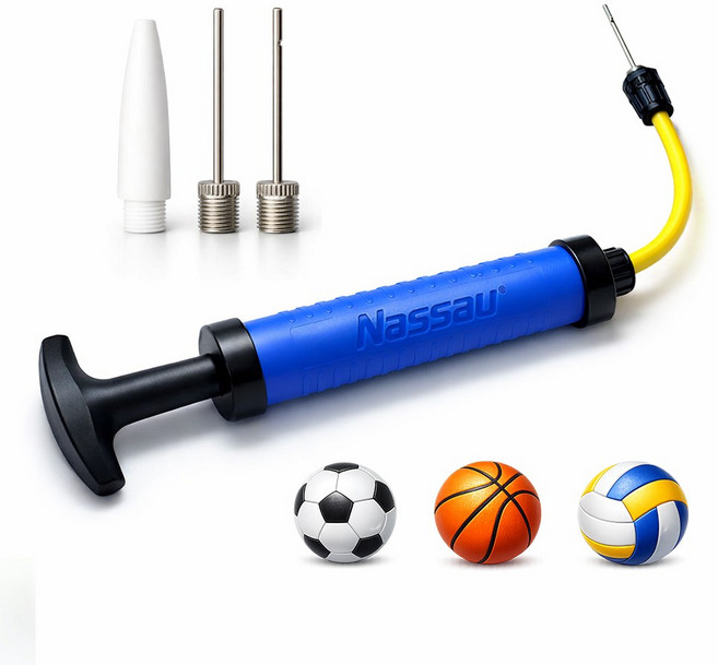 낫소 축구공 펌프 바람 주입기 공기주입기, 1개, 혼합색상