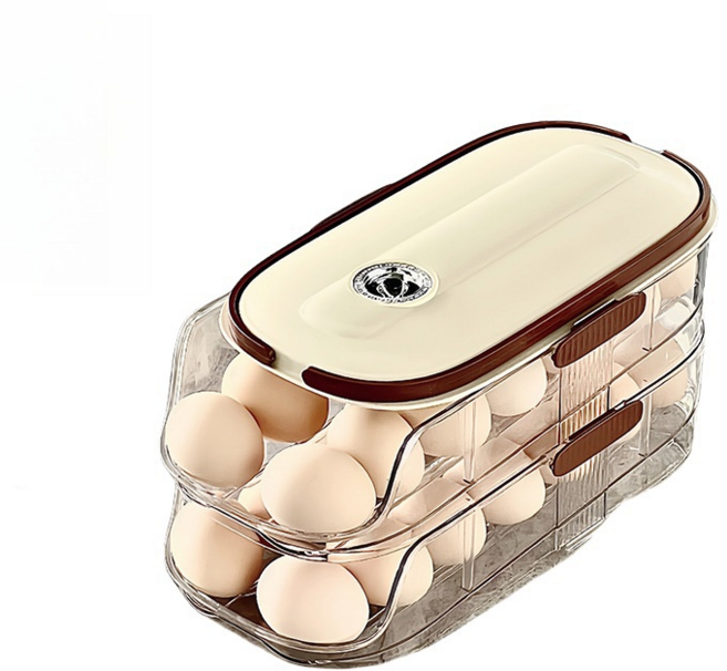 준성유통 냉장고 계란 달걀 정리함 보관함 6종 트레이 다용도 다규격 호환, 1개