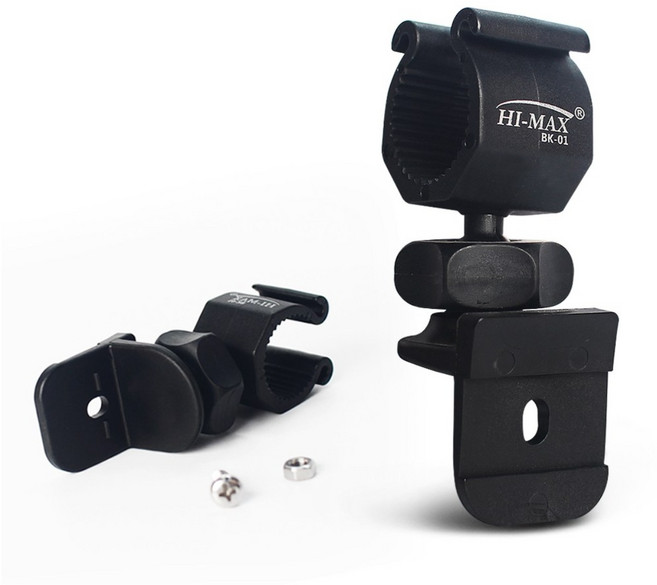 하이맥스 안전모 랜턴 거치대 헬멧 후레쉬 손전등 거치 클립, 1개, 안전모거치대