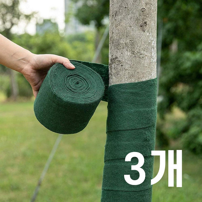 월동 준비 나무 보온재 수목 보호대 녹화마대 월동 잠복소 조경 자재, 3개, 일반 보호대
