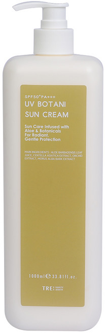 트레베너티앤바스 대용량 보타니 선크림 SPF50+ PA+++, 1개, 1L