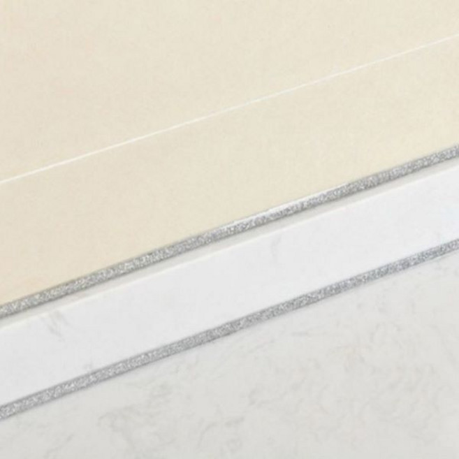 1+1 간편 셀프시공 제거 붙이는 욕실 화장실 틈새 모서리 방수 줄눈테이프 6M, 실버펄