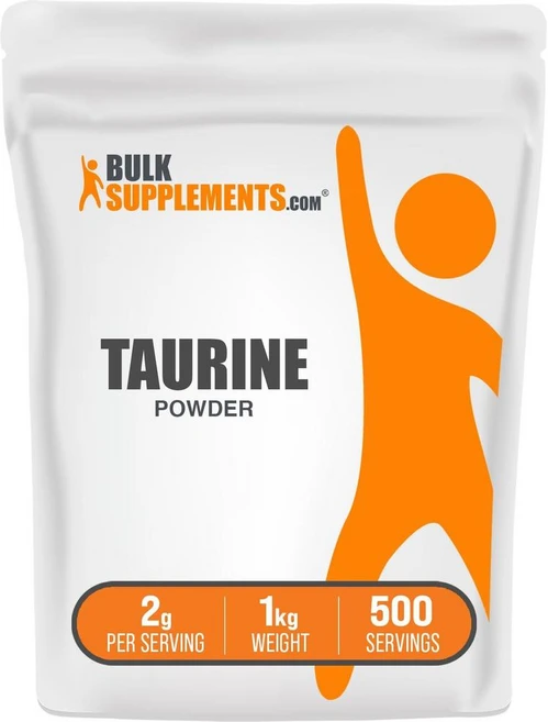 BULKSUPPLEMENTS 벌크서플리먼트 타우린 파우더 2000mg 무맛, 1.1파운드(1팩), 1kg, 1개 - 쿠팡