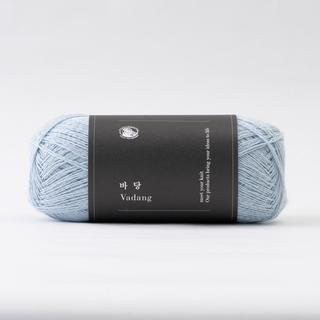 [앵콜스] 바당실 5볼묶음 (합사용 가는 면사), 905 베이비블루(((5볼묶음))), 1개