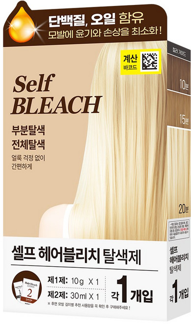프리모팩토리 셀프 헤어블리치 탈색제 탈염제 부분 탈색, 1개, 40ml