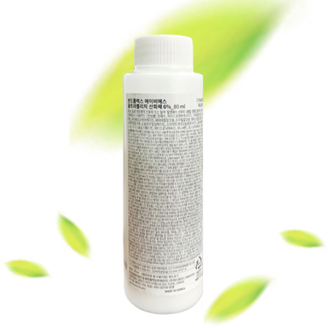 [슈바츠코프] ABS 울트라블리치 6% 산화제 80g, 1개, 80ml