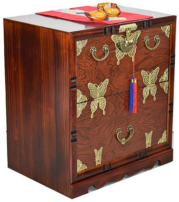 남원은행공방 오동나비 2자 제기함 한지마감, 1, 나비제기함 2자 반오동