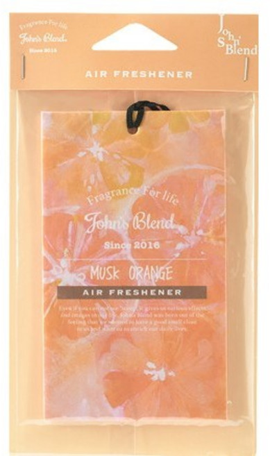 John's Blend 香氛片組 居家芳香 持續清新, 1個, 吊卡-橙麝香