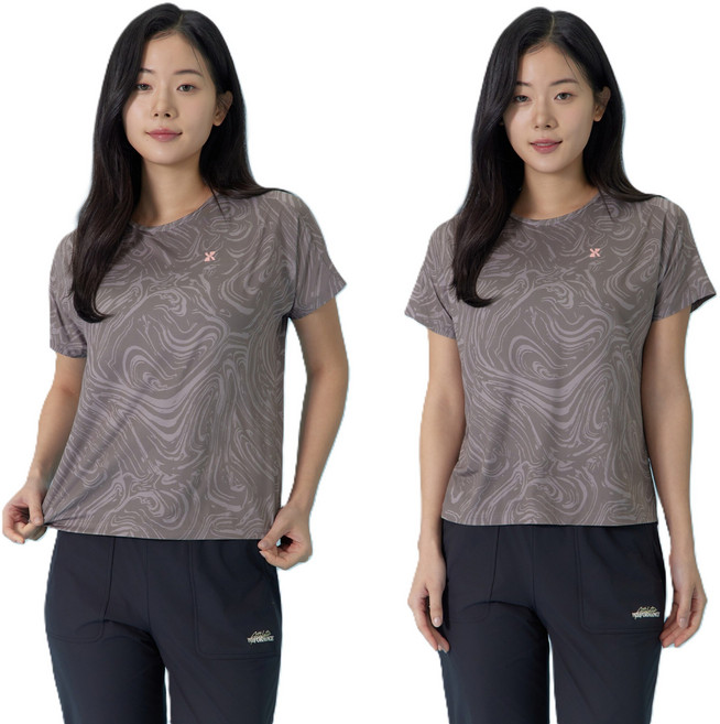 지센 여성 부산점 / 스포츠 라운드넥 반팔 티셔츠 LPTSQ305 1컬러