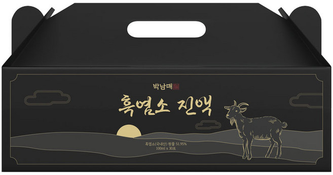 박남매 흑염소진액 엑기스 흑염소즙 흙염소 100ml 3일이내제조 [원산지:국산(경상남도) 등], 60개