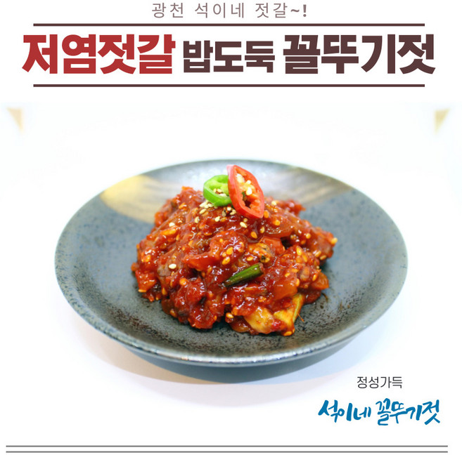 광천석이네 젓갈 꼴뚜기젓갈 500g, 1개
