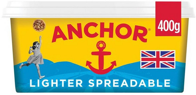 Anchor 앵커 라이터 스프레더블 블렌드 오브 버터 앤 레이프시드 오일, 6개, 400g