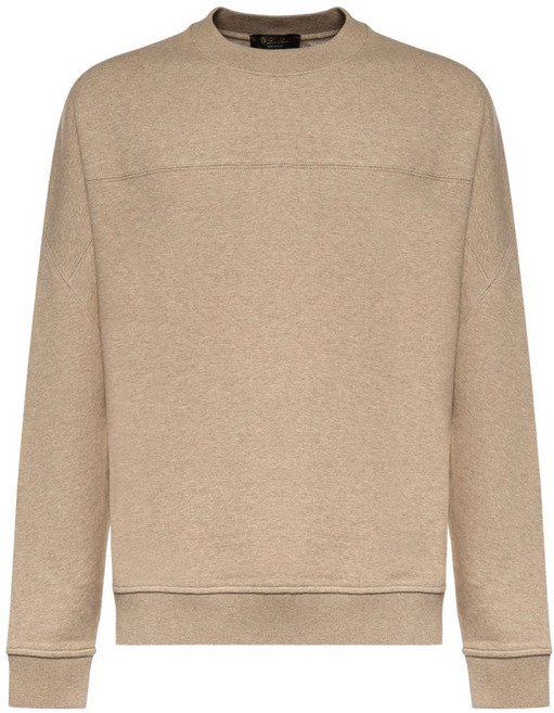 로로피아나 크루넥 스웨트셔츠