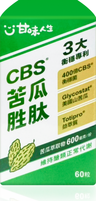 甘味人生 CBS 苦瓜胜肽, 1個, 60顆