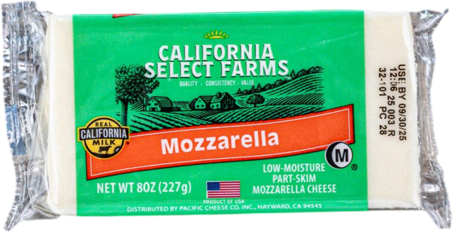 퍼시픽 미국 블럭치즈 와인안주 카프레제 모짜렐라, 1개, 227g