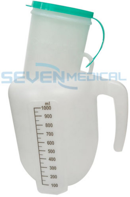 현대 간이소변기 병원용 환자용 요양원 소변기 검정눈금 "세븐메디컬 출고", 2팩