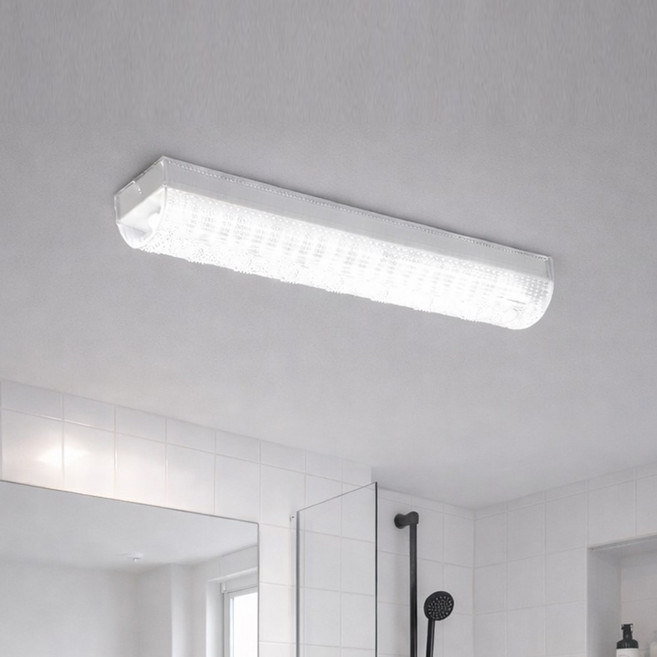 디앤케이 국산 LED 아이스 욕실등 방습 20W, 전구색(주황빛)