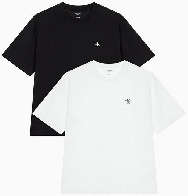 (매장)캘빈클라인 진 공용 CK 2PACK 반팔 티셔츠 반팔티 4RAB217 (4RAB217-3GE) 228964