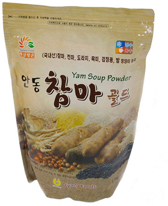 안동 참마 건강밀 국내산 참마 도라지 더덕 흑미 밤이 영양까지, 1.35kg, 1개