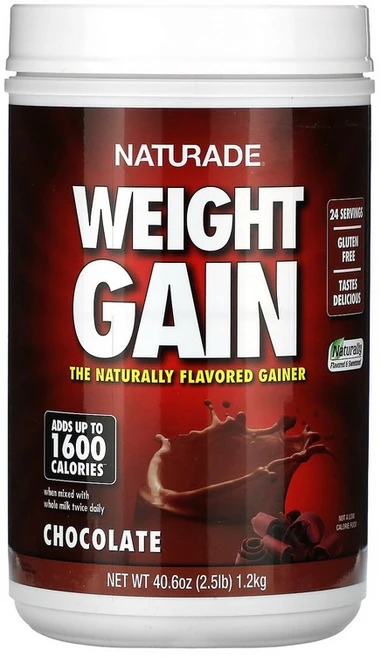 Naturade Weight Gain Chocolate 2.5 lb (1.2 kg), 1133 g, 1개 - 쿠팡