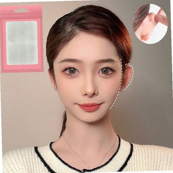 누운귀 교정 테이프 엘프귀 세우기 리프팅 밴드 미용 귀모양 개선 투명 접착, 1개, 18P