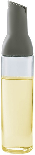 玻璃油壺 油醋瓶 調味瓶, 1個, 【4】灰色（500ml）附貼紙, 500ml