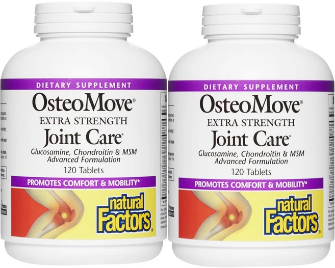 OsteoMove 엑스트라 스트렝스 관절 관리, 120정, 2개 - 쿠팡