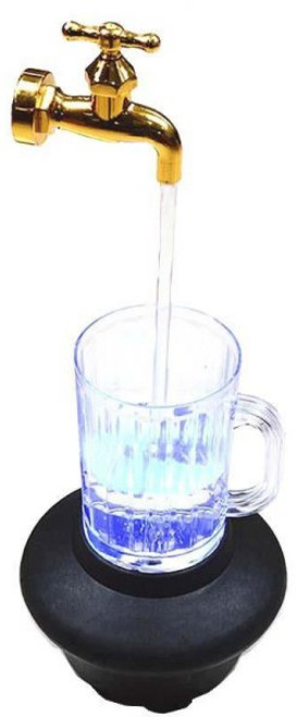 공중부양 수도꼭지 인테리어 마법 독특한 집들이선물 매직수전+컵+베이스+파이프, 1-매직수전+컵+베이스+파이프, 1개