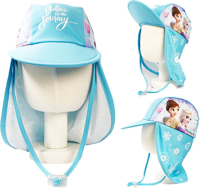 겨울왕국 겨울왕국2 컨텍 아동 입체 플랩캡(SKYBLUE)