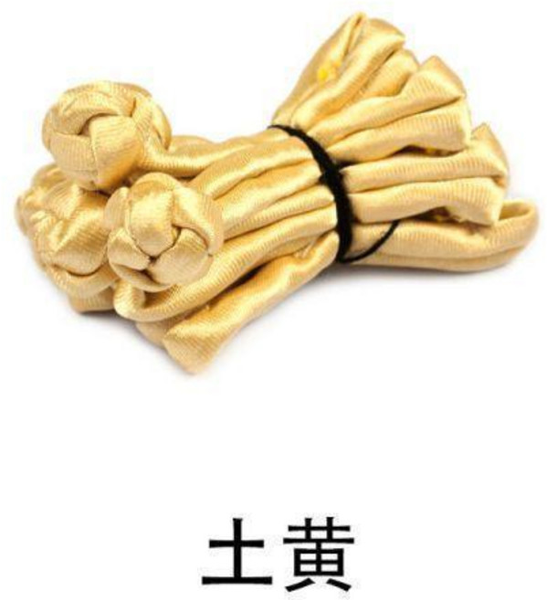 傳統服飾盤扣 釦子, 土黃