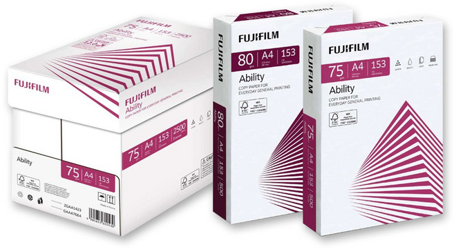후지필름 A4용지 어빌러티(Ability) 75g 80g 2500매 복사용지