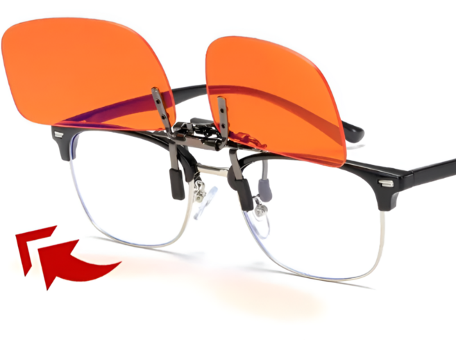 뷰세이버 블루라이트차단 클립 수면안경