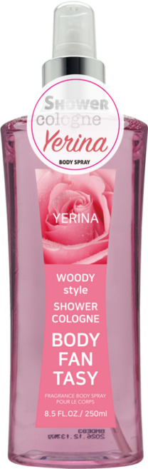 예리나 바디환타지 오데 샤워코롱 우디향, 1개, 250ml