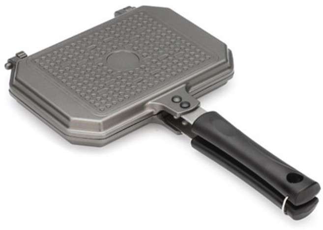 키친아트 IH 인덕션 허니 와플팬 21.5cm x 15cm x 3cm, 1개