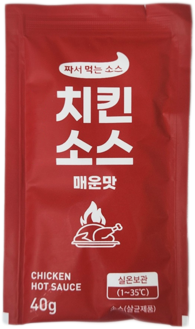 태영 매운치킨소스 40g 매운맛 치킨양념, 1개
