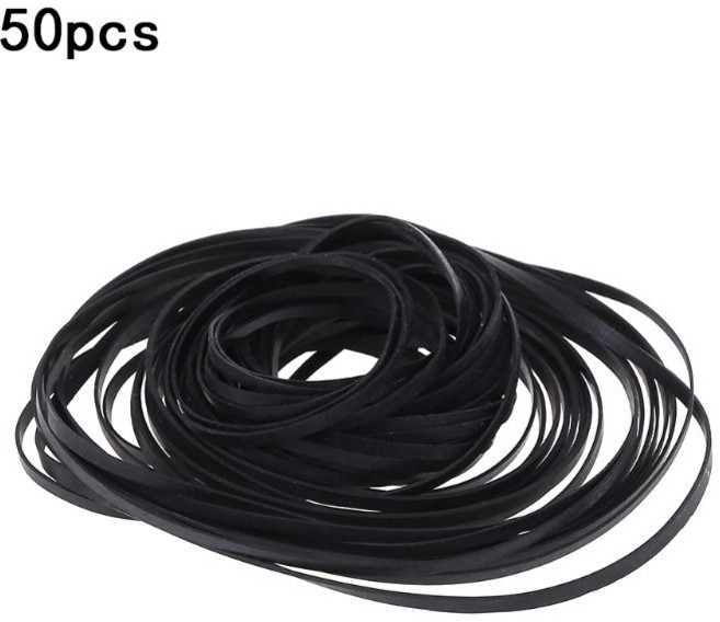 4mm 범용 믹스 카세트 테이프 머신 벨트 다양한 홈 오디오 구성 요소, 검은 색