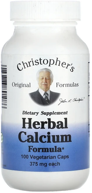 Christopher's Original Formulas 허브 함유 칼슘 포뮬라 400mg 베지 캡슐 100정, ChristophersOriginalFormulas허브, 1개 - 쿠팡