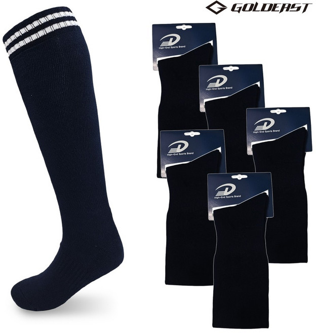 골드이스트 야구양말 스포츠양말 (5켤레 세트) 성인용/유소년용, 네이비/(5켤레 세트), 1개