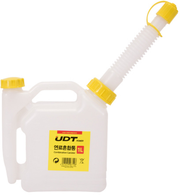 UDT 연료혼합통 배합통 1리터 (2사이클전용), 1개, -