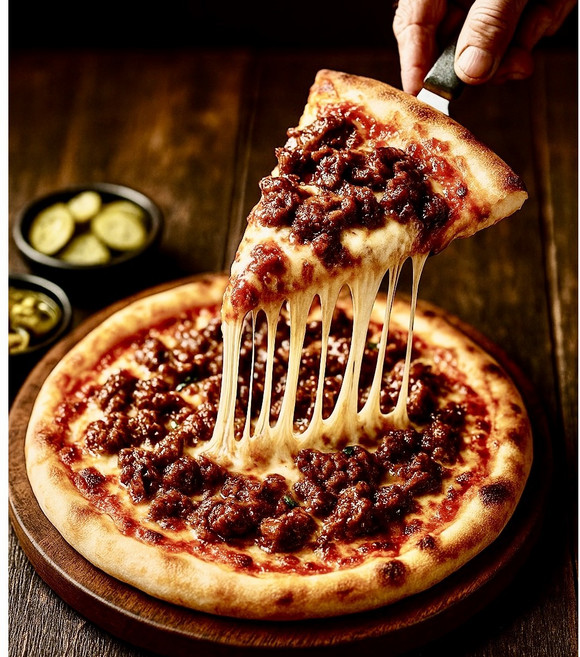 불고기 토핑 피자 샌드위치 업소용 가열 소불고기 1kg/10팩/1박스, 10개, 1kg