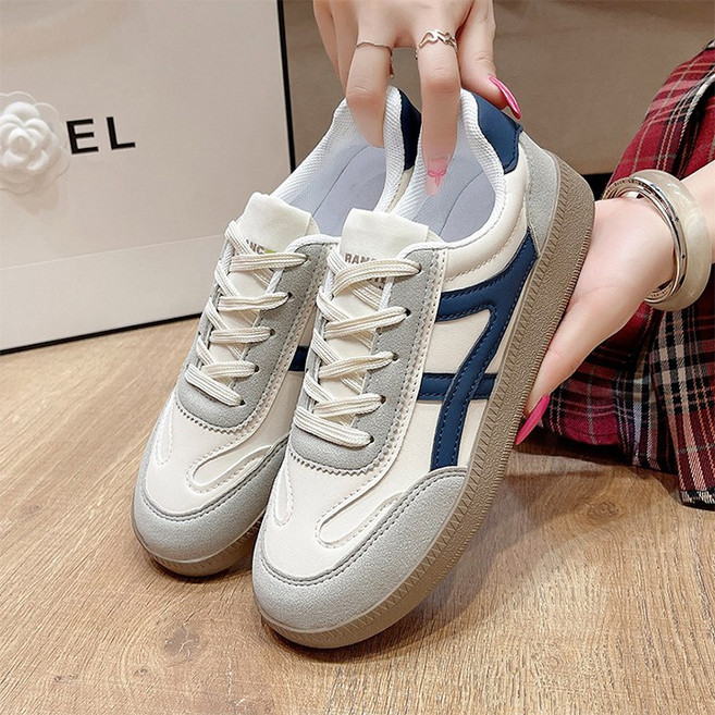 여성 독일군 스니커즈 데일리 로우탑 캐주얼 운동화