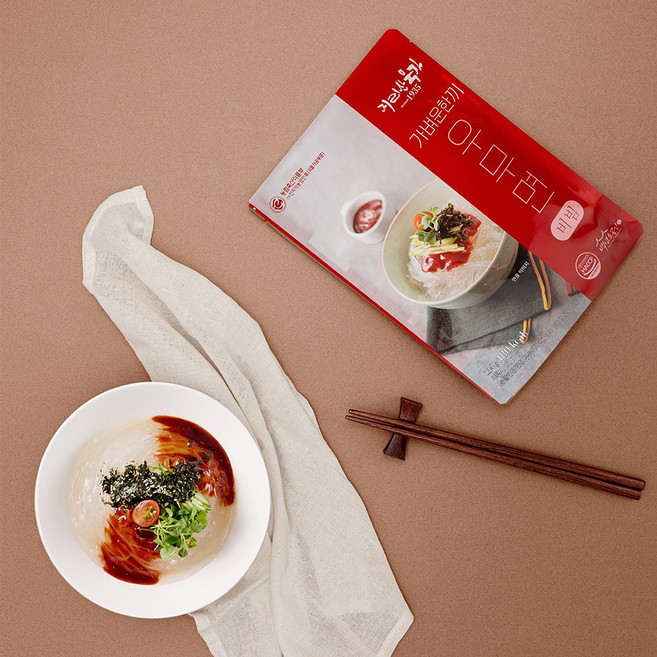 칼로리센스 우무채 가벼운한끼 우무면 비빔