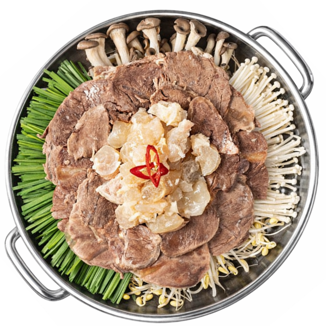 [억수로상회] 소고기 수육 스지 모듬 전골, 1세트, 700g