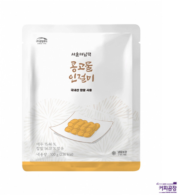 서울마님 콩고물인절미(냉동), 100g, 10개