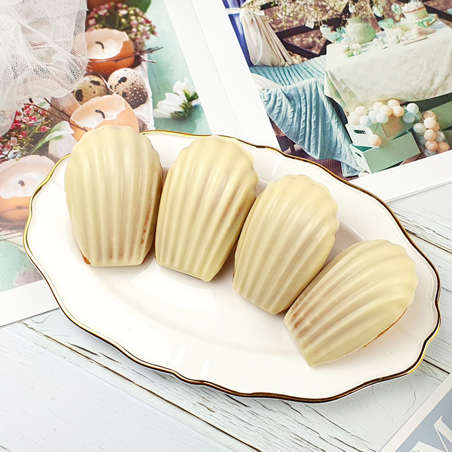 델리나 수제 화이트초코마들렌 디저트 과자 답례품 간식, 35g, 7개