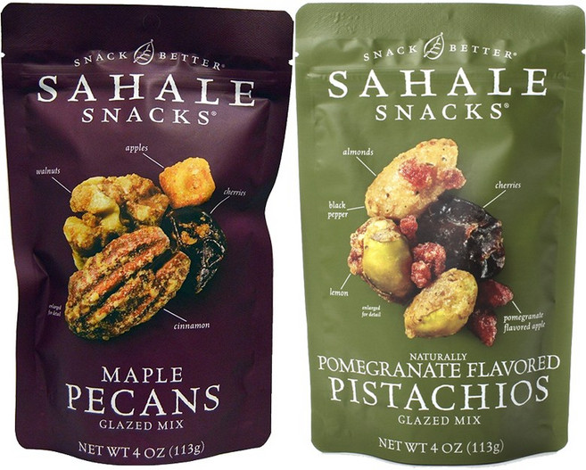 사할리스낵스 메이플 피칸 월넛+체리+시나몬, 1개, 메이플 피칸 113g + 석류맛 피스타치오 113g