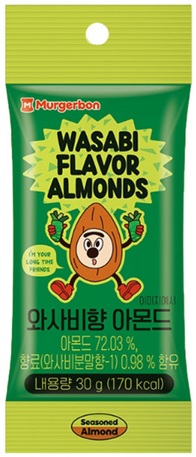 머거본 와사비향 아몬드30g, 30g, 1개