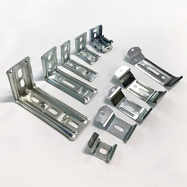 창안애 블라인드 부속품 스냅 브라켓 설치 고정 피스, 시그니처 기역자브라켓 - 메탈 1개, 1개