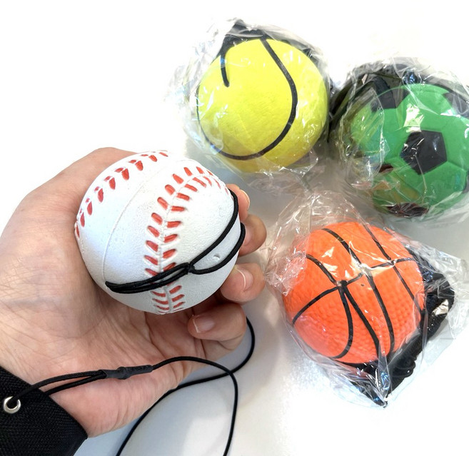 UB toy 되돌아오는공 실내공놀이 소프트볼, 2개, 랜덤