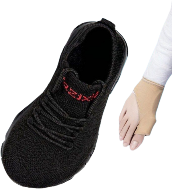 보호 운동화 볼넓은 스니커즈 발편한